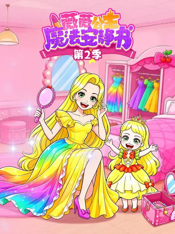 薇薇公主魔法安静书第2季动漫海报