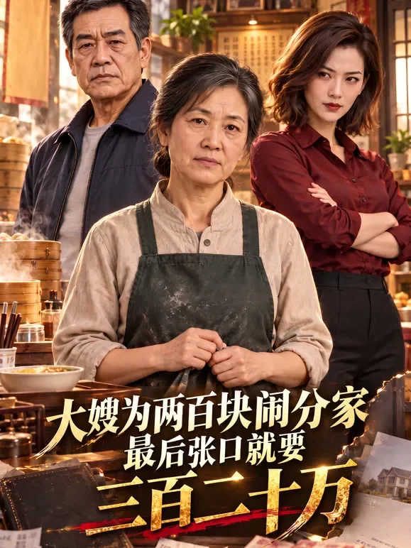 大嫂为两百块闹分家，最后张口就要三百二十万动漫海报
