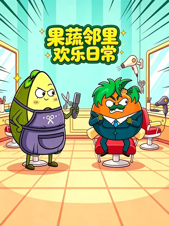 果蔬邻里欢乐日常动漫海报