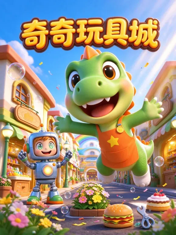 奇奇玩具城动漫海报