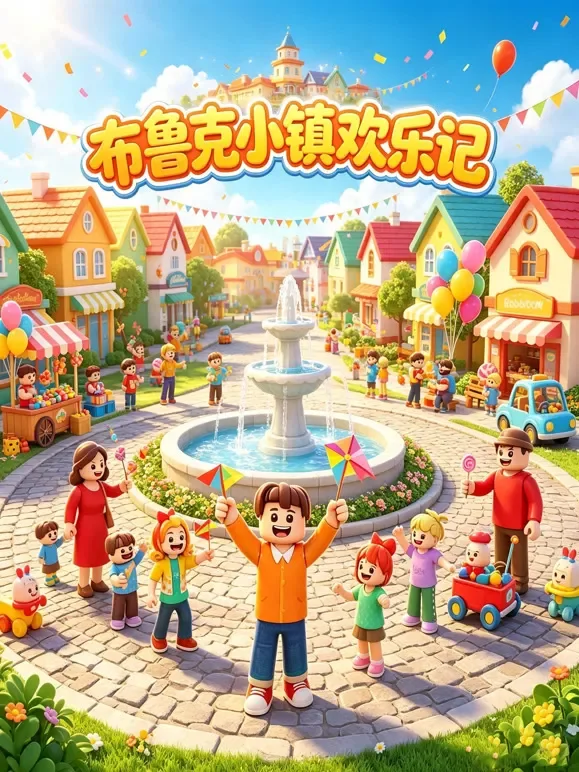布鲁克小镇欢乐记动漫海报