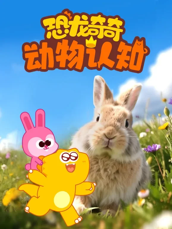 恐龙奇奇动物认知动漫海报