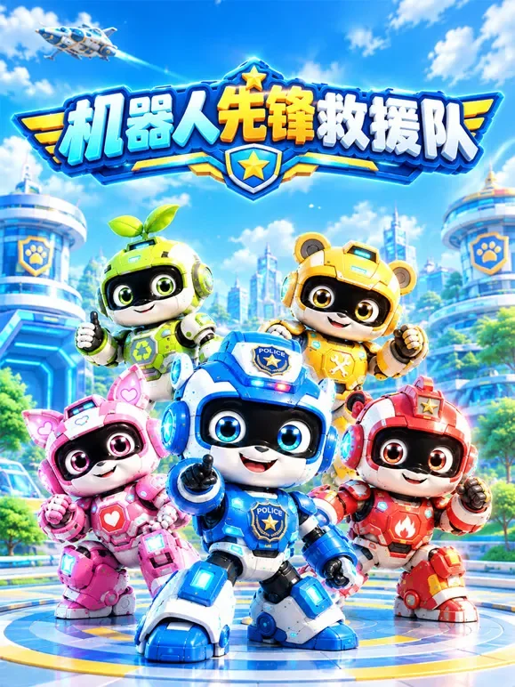 机器人先锋救援队动漫海报