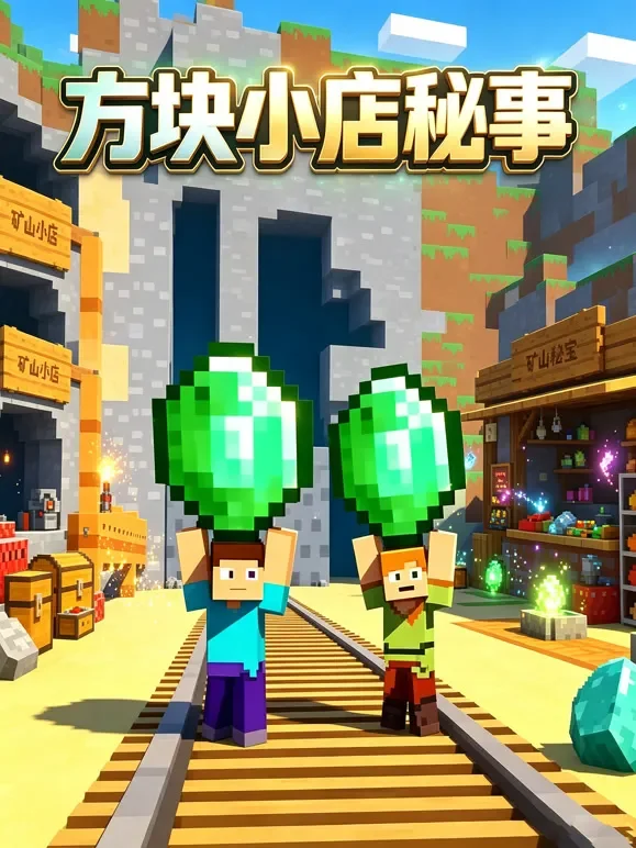 方块小店秘事动漫海报