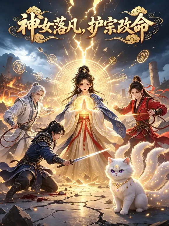 神女落凡，护宗改命动漫海报