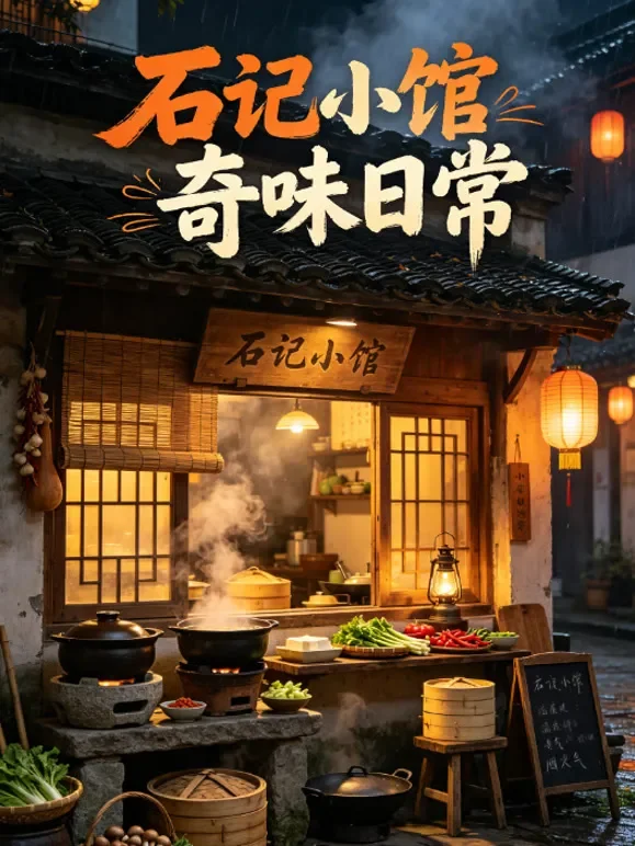 石记小馆奇味日常动漫海报
