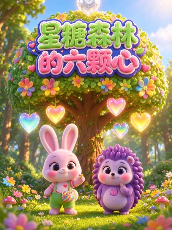 星糖森林的六颗心动漫海报