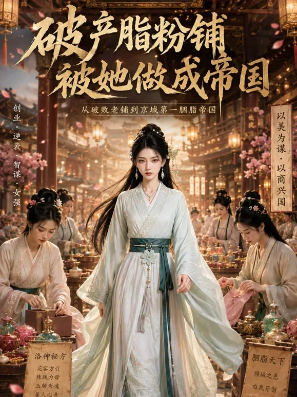 破产脂粉铺被她做成帝国动漫海报