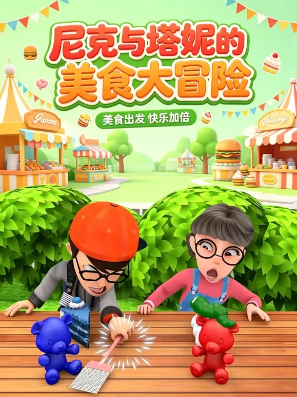 尼克与塔妮的美食大冒险动漫海报