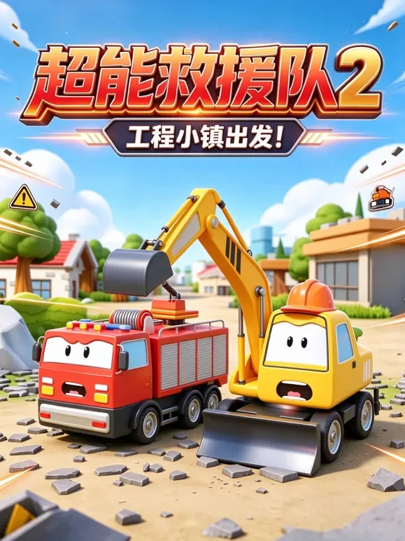 超能救援队2动漫海报