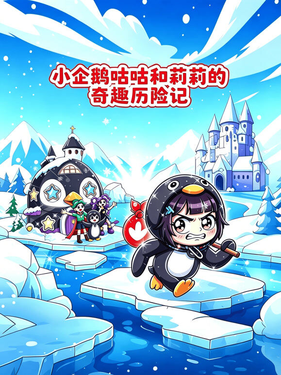 小企鹅咕咕和莉莉的奇趣历险记