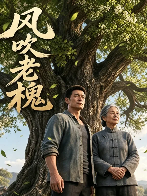 风吹老槐动漫海报