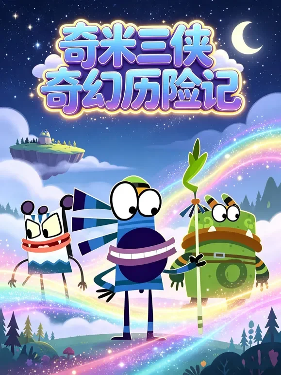 奇米三侠奇幻历险记动漫海报