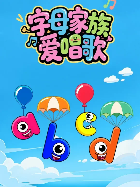 字母家族爱唱歌动漫海报