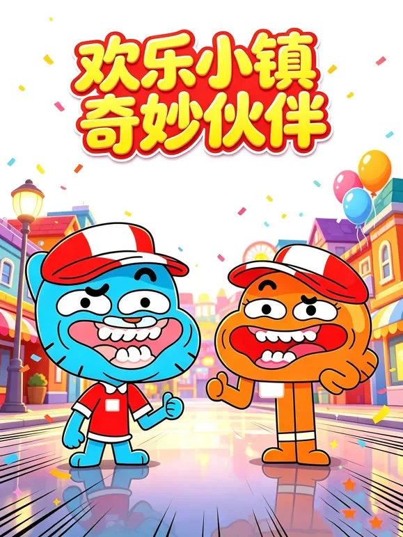 欢乐小镇奇妙伙伴动漫海报