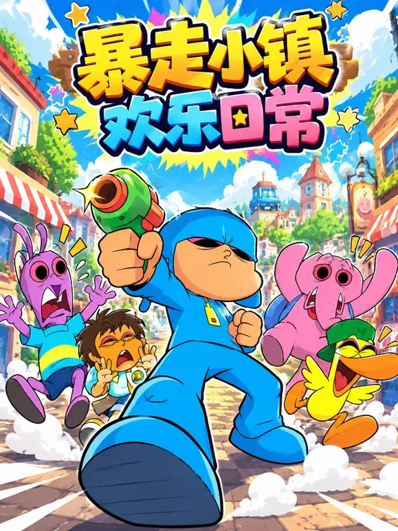 暴走小镇欢乐日常动漫海报