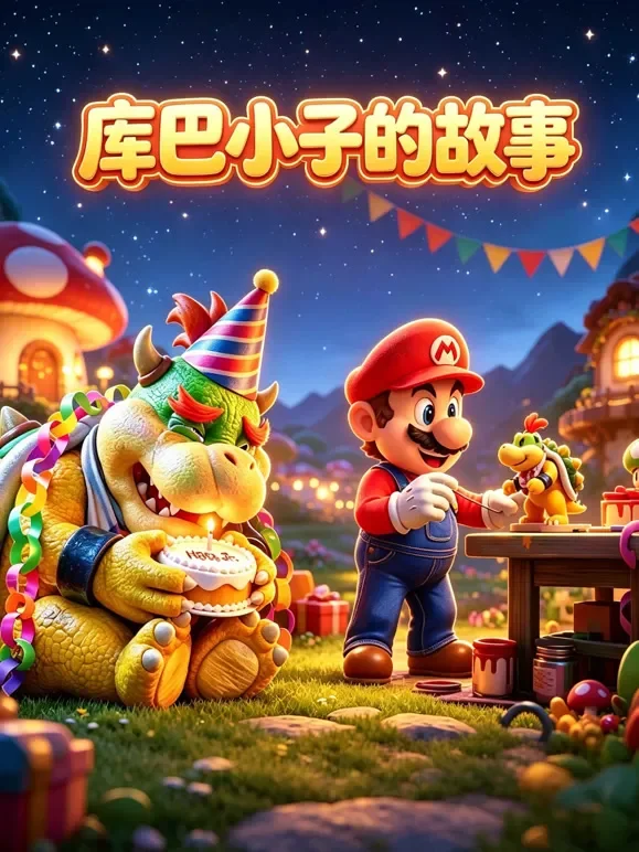 库巴小子的故事动漫海报