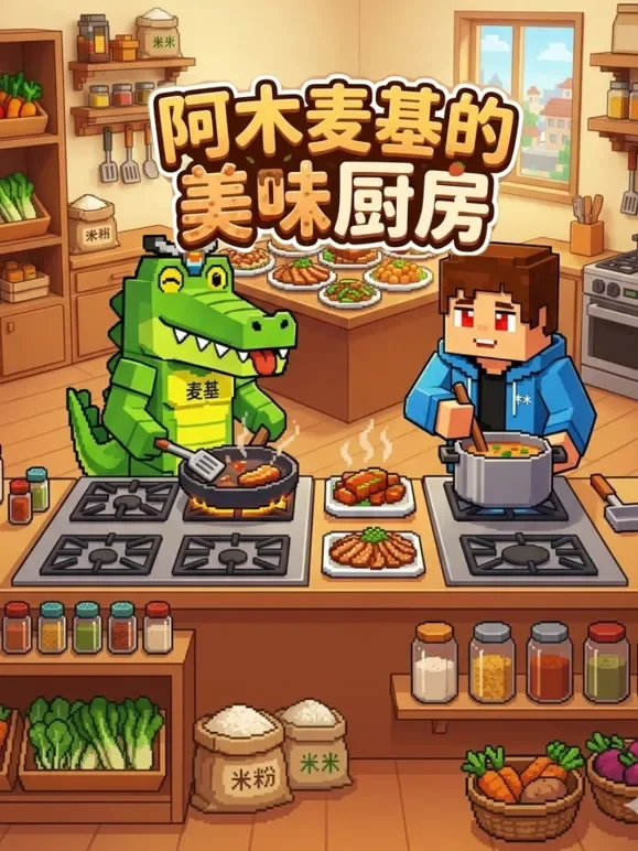 阿木麦基的美味厨房动漫海报