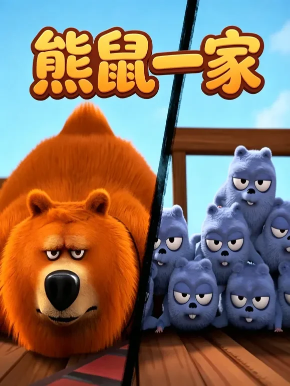熊鼠一家动漫海报