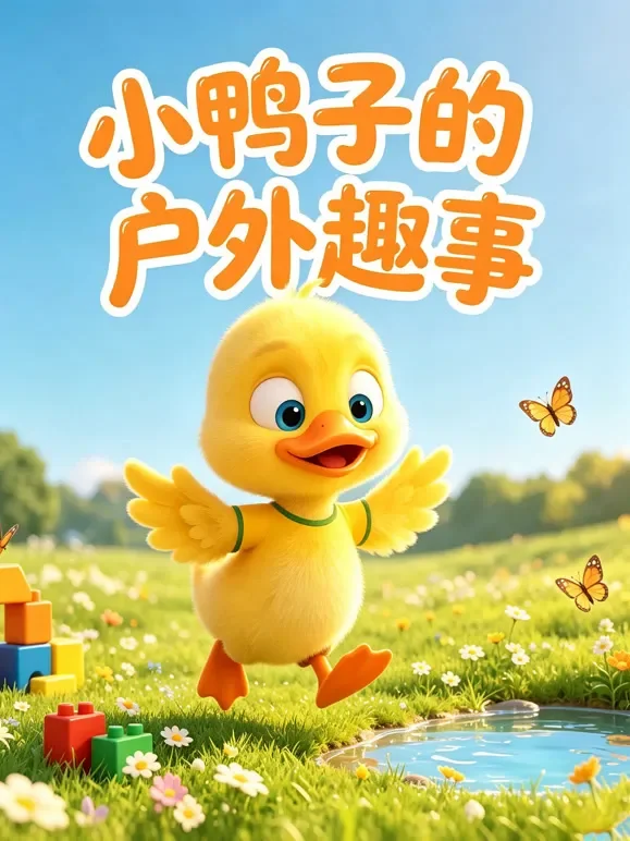 小鸭子的户外趣事动漫海报