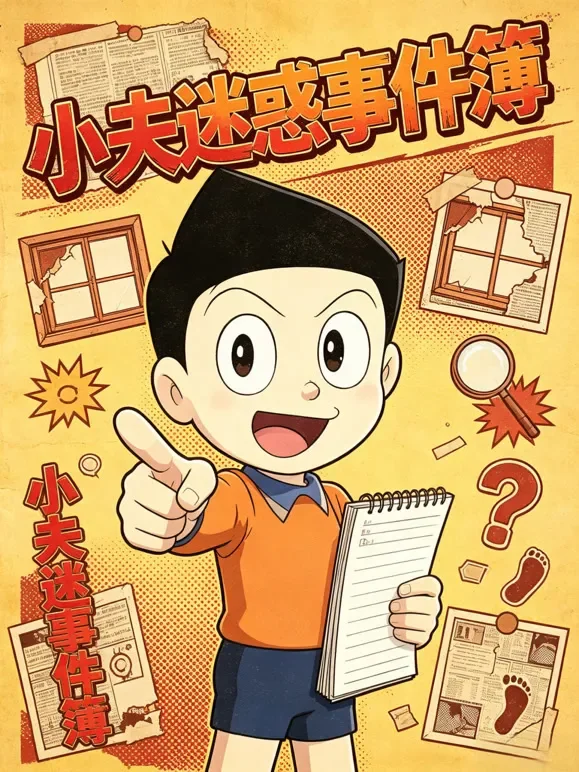 小夫迷惑事件簿动漫海报
