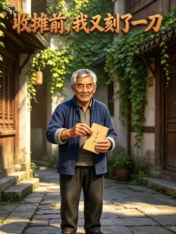 收摊前，我又刻了一刀动漫海报