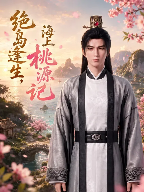 绝岛逢生，海上桃源记动漫海报