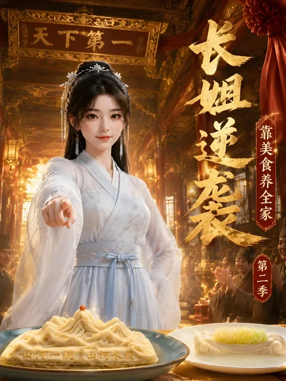 长姐逆袭，靠美食养全家，第二季动漫海报
