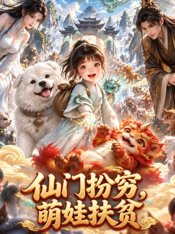 仙门扮穷，萌娃扶贫动漫海报