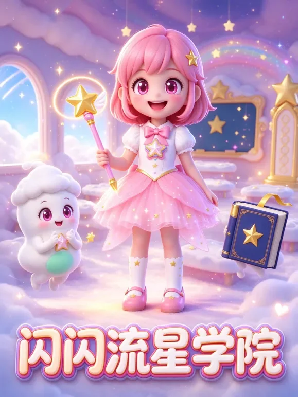 闪闪流星学院动漫海报