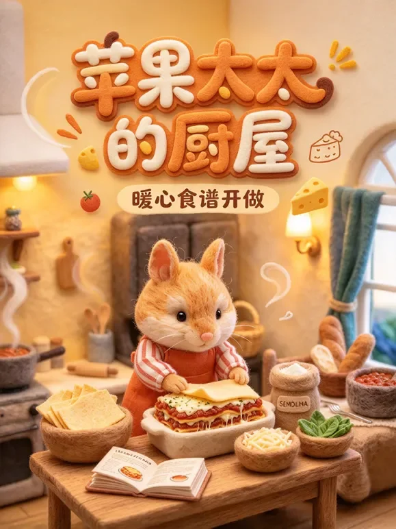 苹果太太的厨屋动漫海报