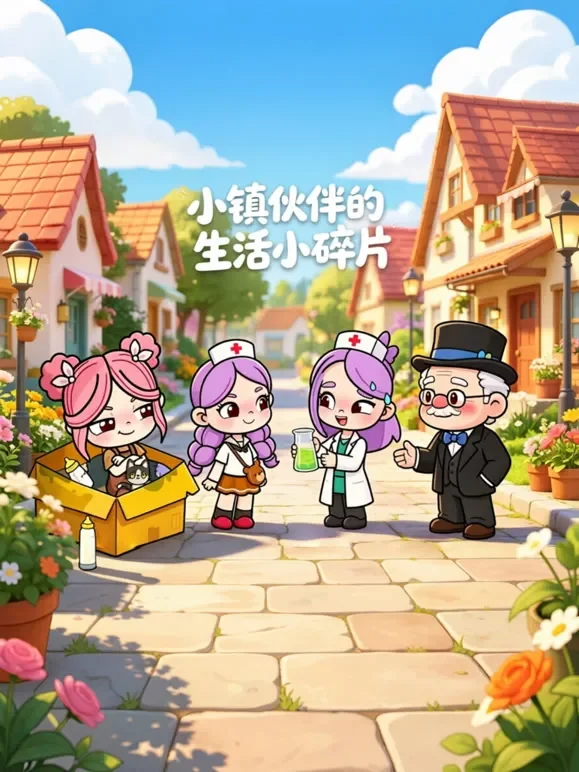 小镇伙伴的生活小碎片动漫海报