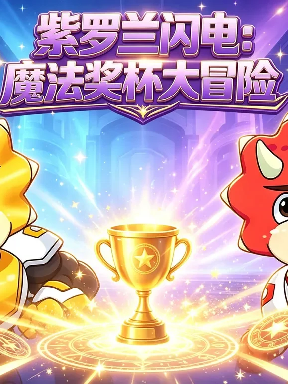 紫罗兰闪电：魔法奖杯大冒险动漫海报