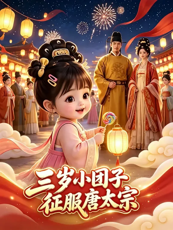 三岁小团子，征服唐太宗动漫海报