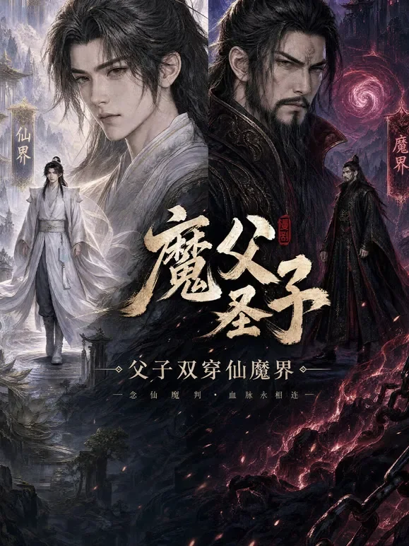 魔父圣子：父子双穿仙魔界动漫海报