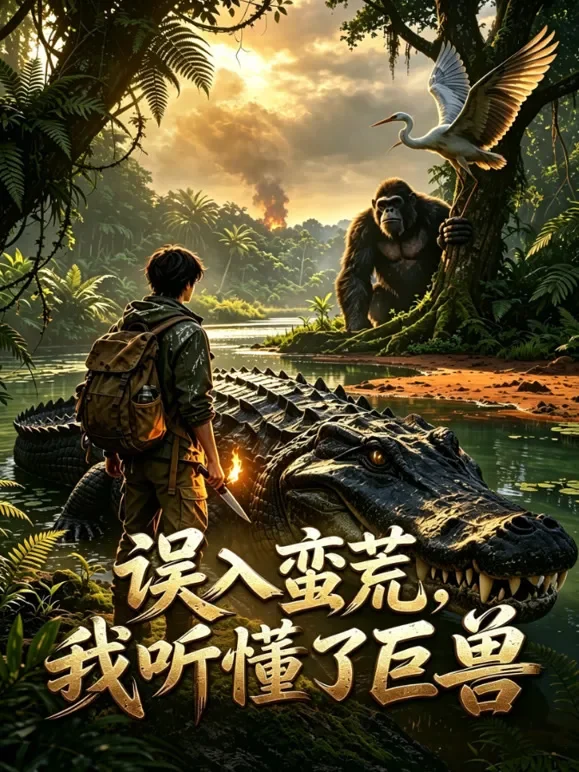 误入蛮荒，我听懂了巨兽动漫海报