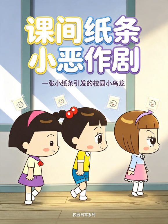 课间纸条小恶作剧
