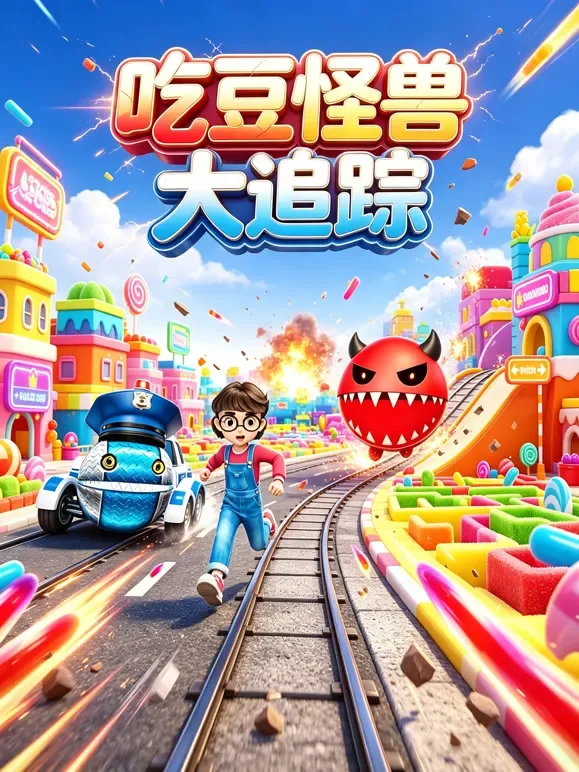 吃豆怪兽大追踪动漫海报
