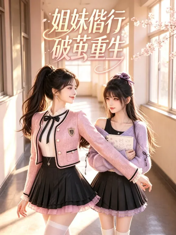 姐妹偕行破茧重生动漫海报