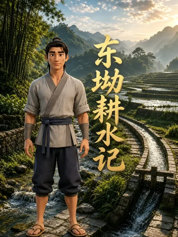 东坳耕水记动漫海报