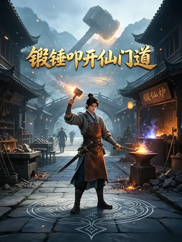 锻锤叩开仙门道动漫海报