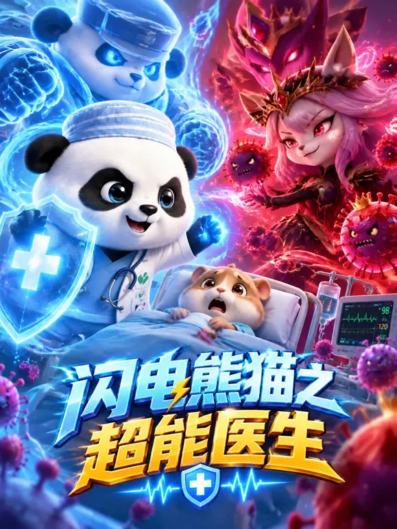 闪电熊猫之超能医生动漫海报