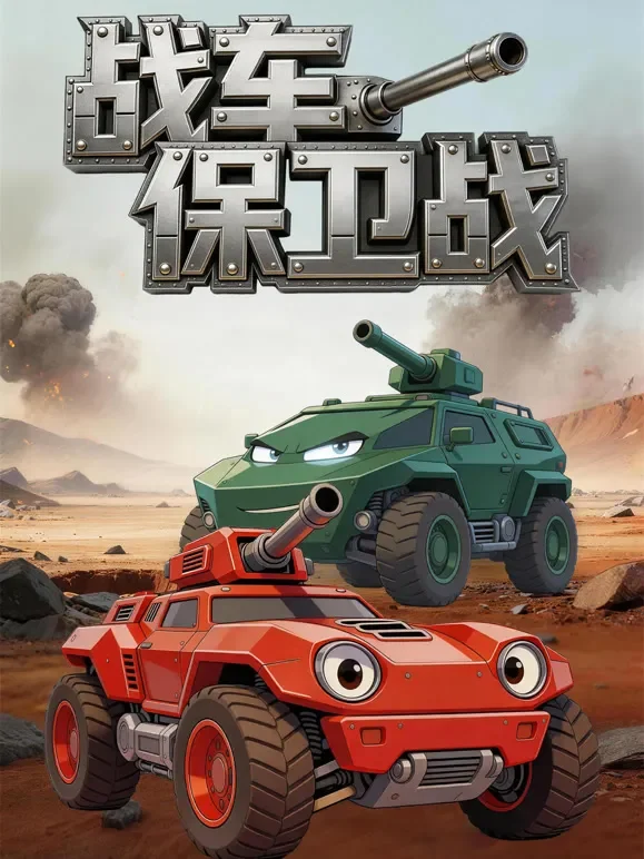 战车保卫战动漫海报