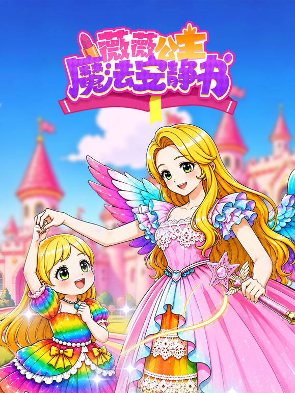 薇薇公主魔法安静书
