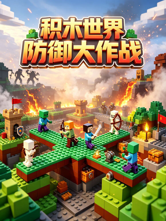积木世界防御大作战