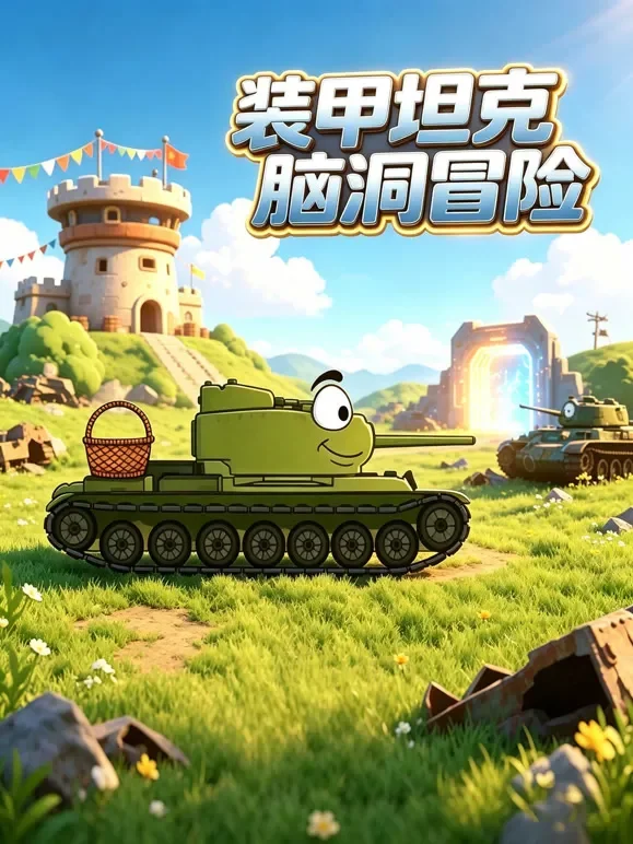 装甲坦克脑洞冒险动漫海报