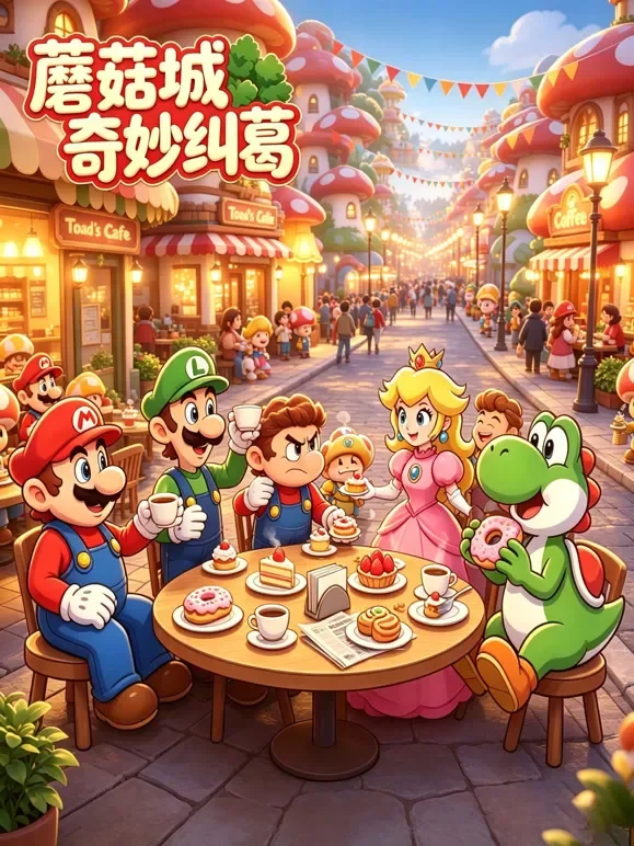 蘑菇城奇妙纠葛动漫海报