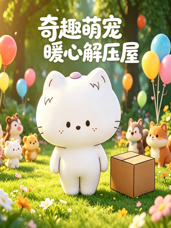 奇趣萌宠暖心解压屋