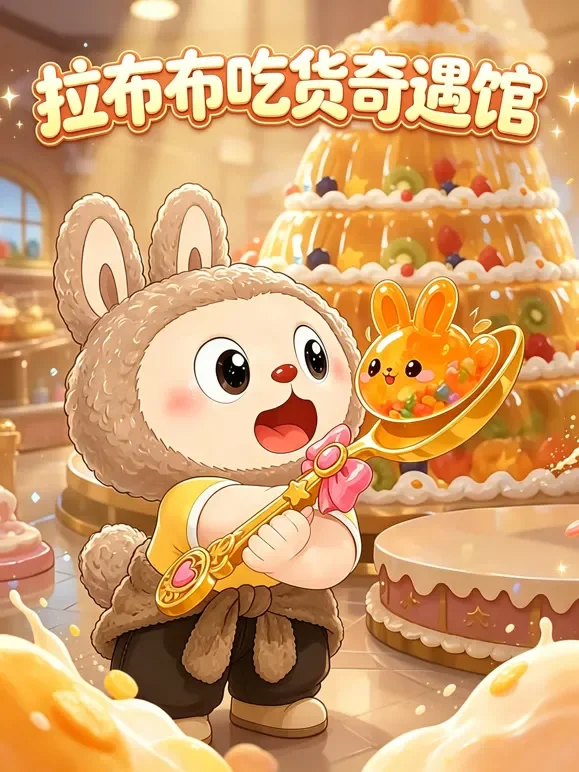 拉布布吃货奇遇馆动漫海报