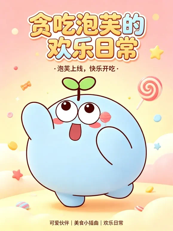 贪吃泡芙的欢乐日常动漫海报